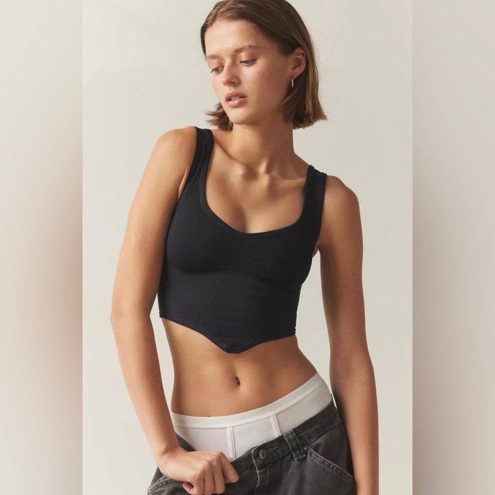 Out from Under Camilla Seamless Bustier Cropped Tank Top